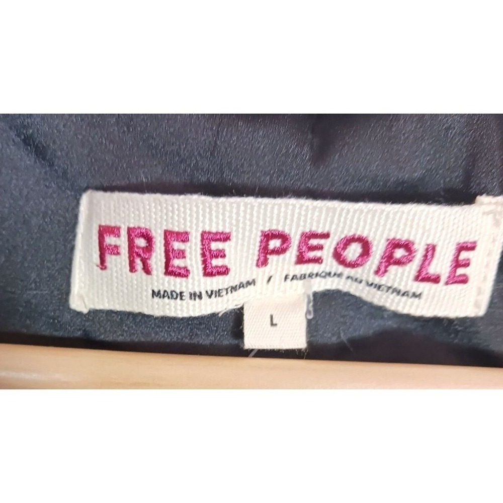 Free People Highlands Oversized Plaid Peacoat NWT Womens Large Slouchy Coat - Picture 5 of 6